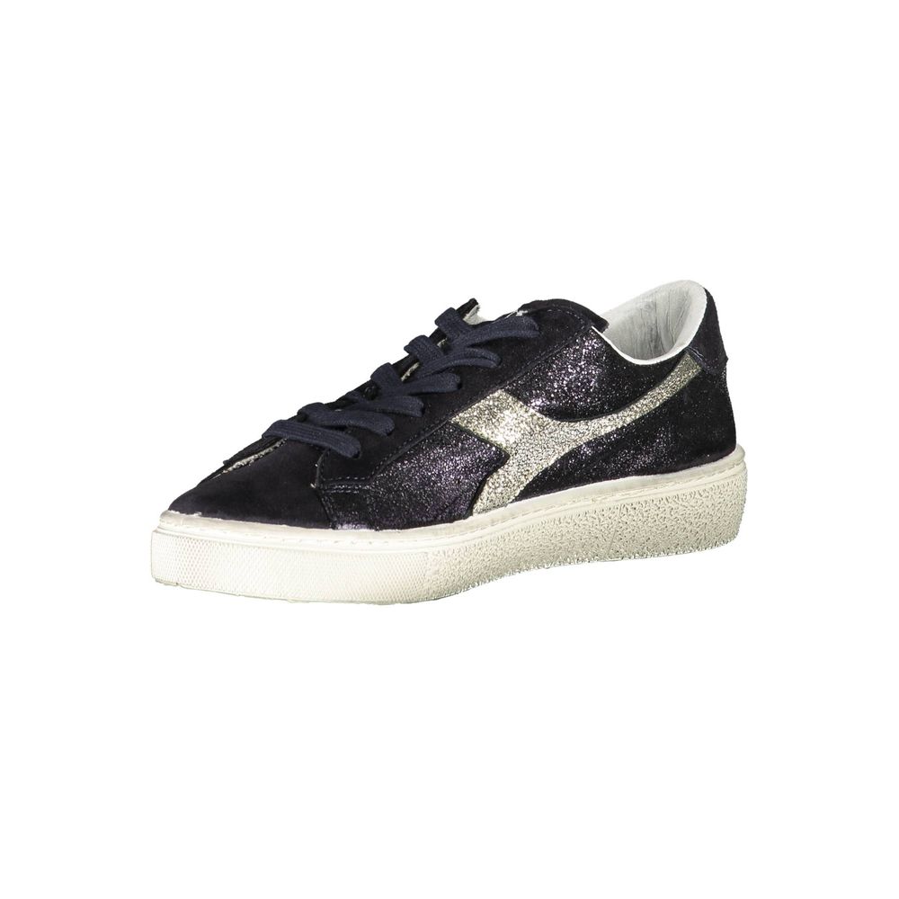 Diadora Black Leather Women Sneaker | Regal Royce