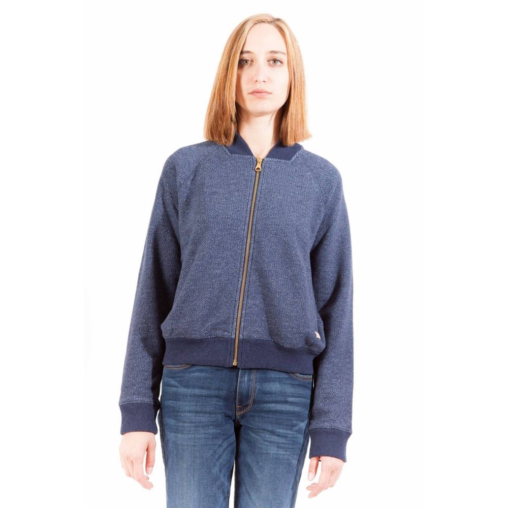 Gant Blue Cotton Women Sweatshirt | Regal Royce