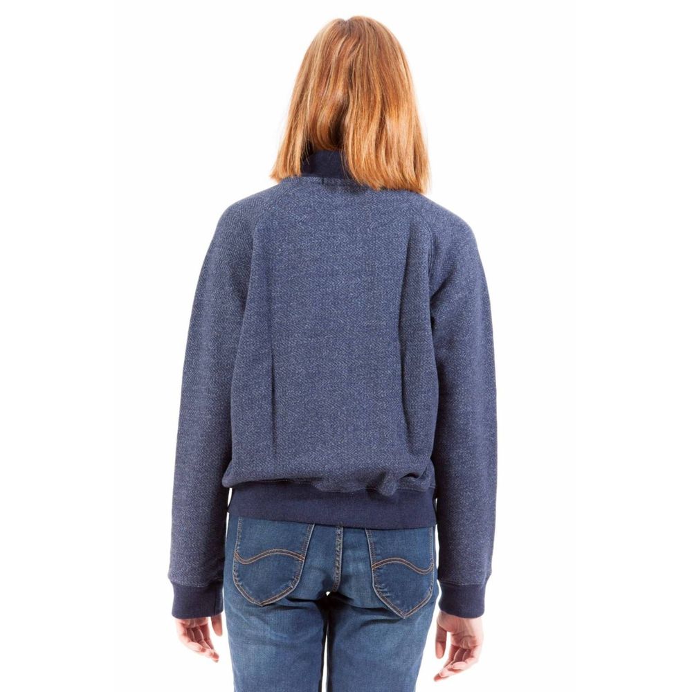 Gant Blue Cotton Women Sweatshirt | Regal Royce