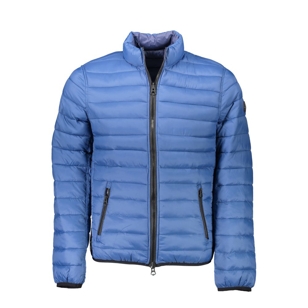 U.S. POLO ASSN. Blue Nylon Men's Jacket | Regal Royce