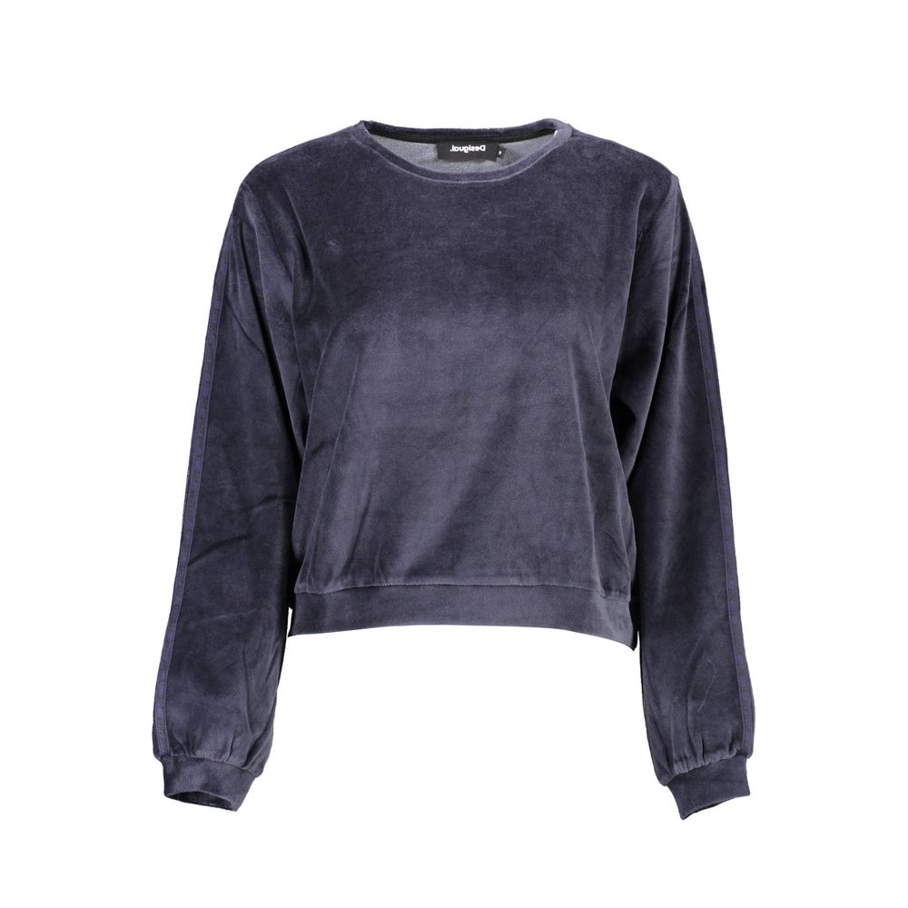 Desigual Blue Cotton Women Sweater | Regal Royce