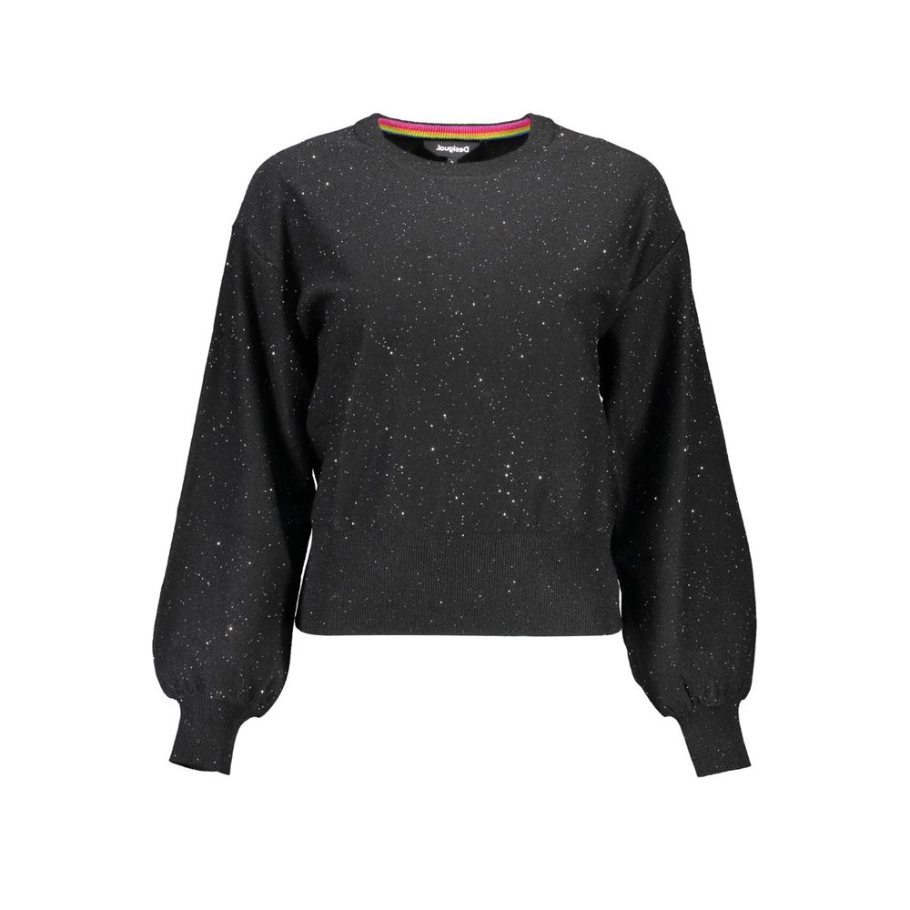 Desigual Black Polyester Women Sweater | Regal Royce