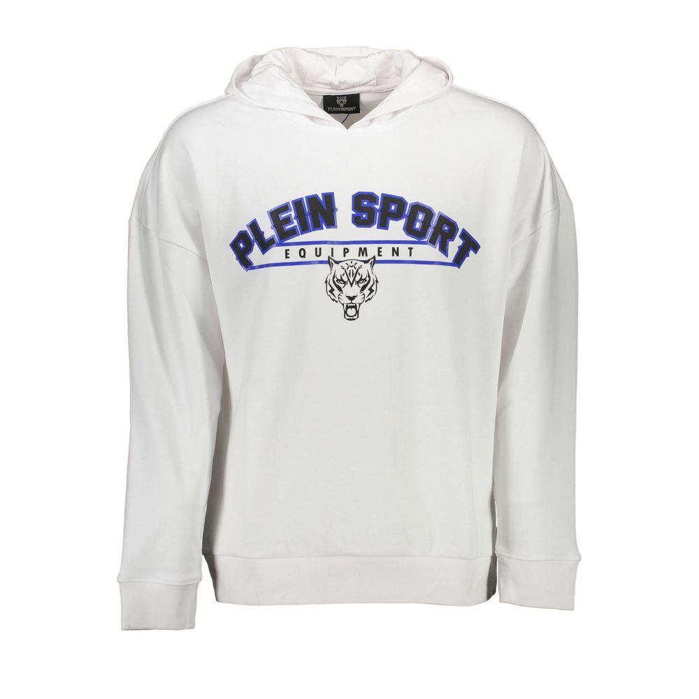 Plein Sport White Cotton Men's Sweatshirt | Regal Royce
