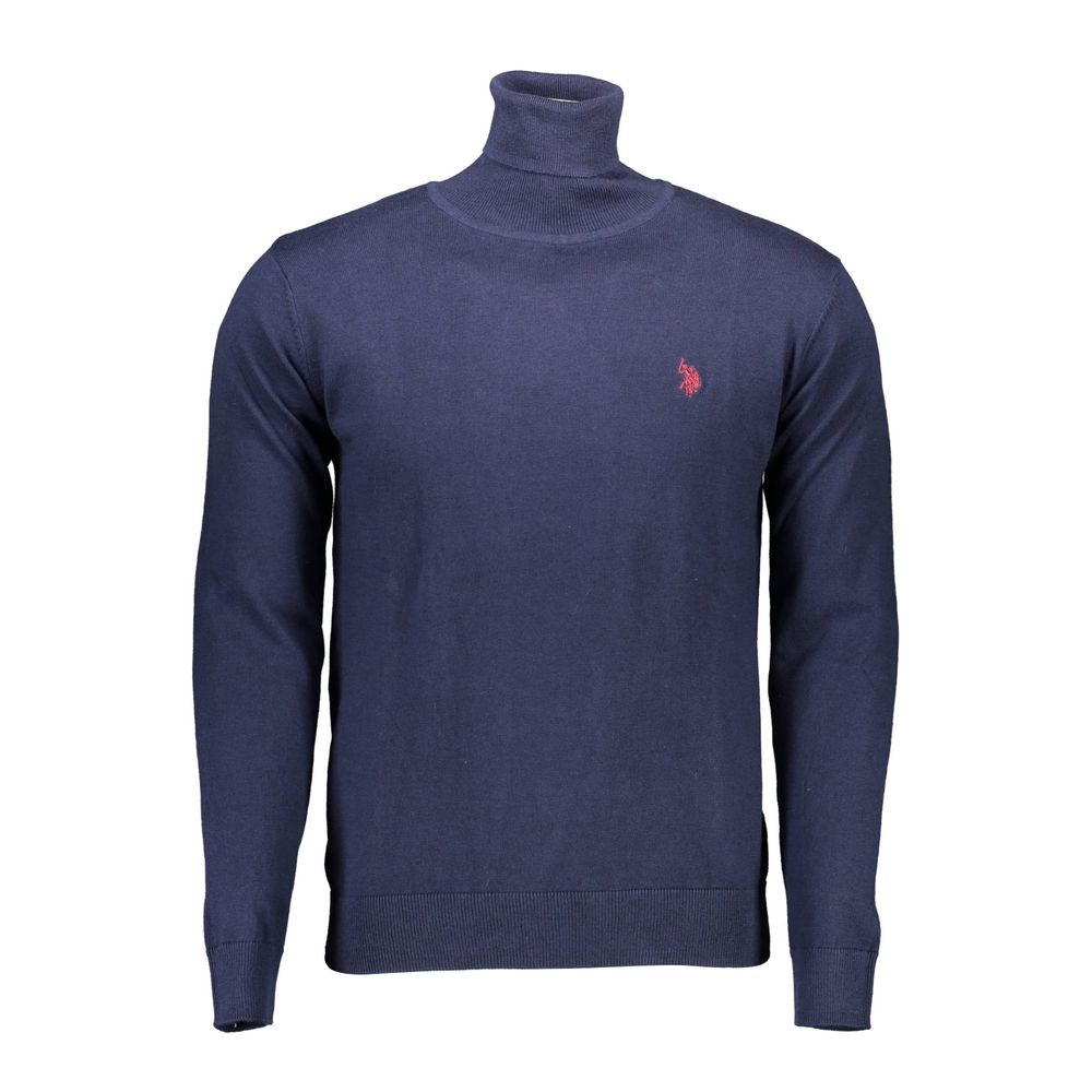 U.S. POLO ASSN. Blue Cotton Men Sweater | Regal Royce