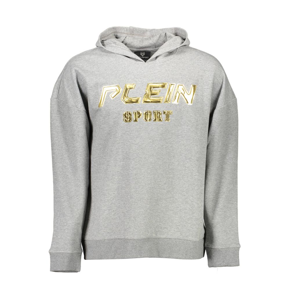 Plein Sport Gray Cotton Sweatshirt