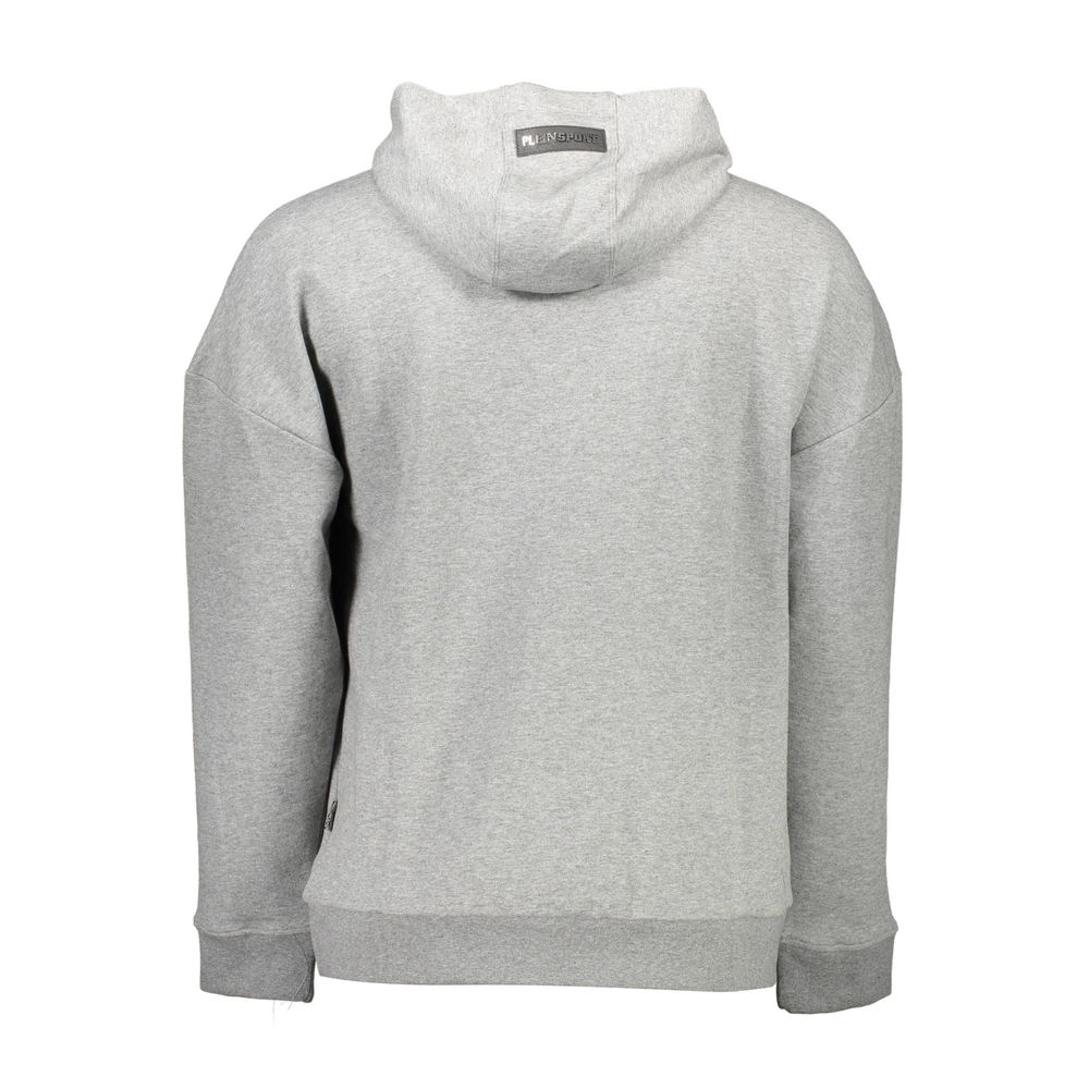 Plein Sport Gray Cotton Sweatshirt