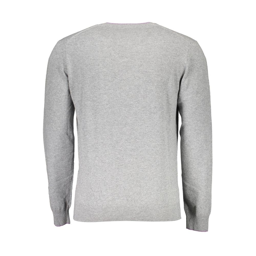 Harmont & Blaine Grigio Wool Mens Sweater | Regal Royce
