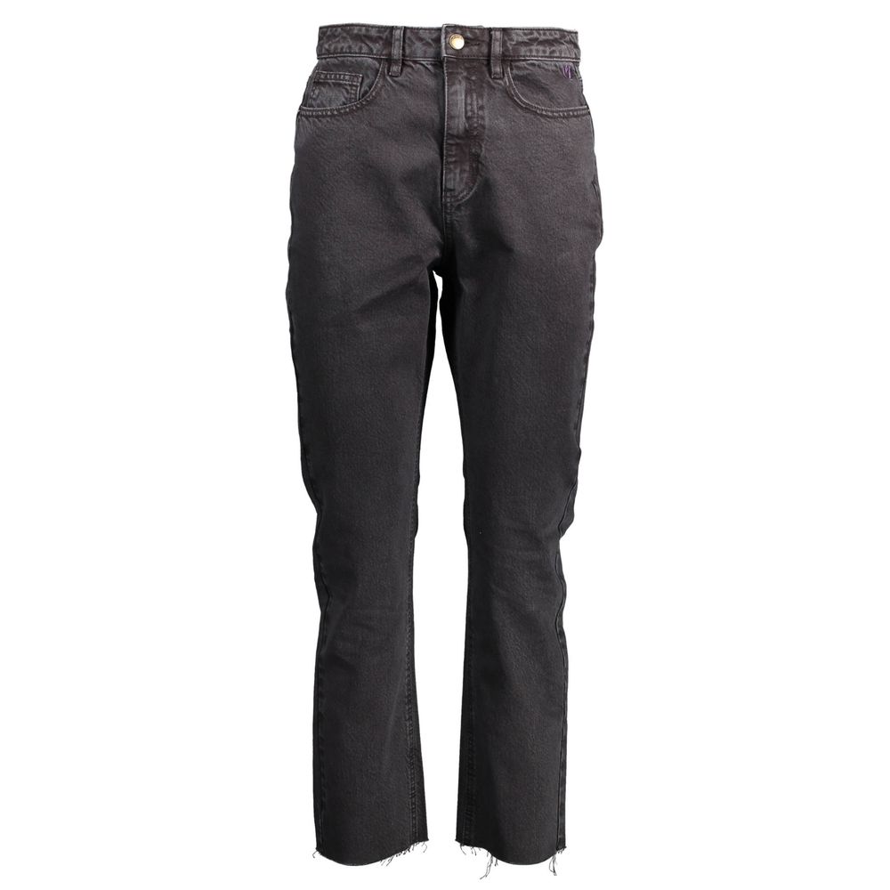 Desigual Black Cotton Women Jeans | Regal Royce