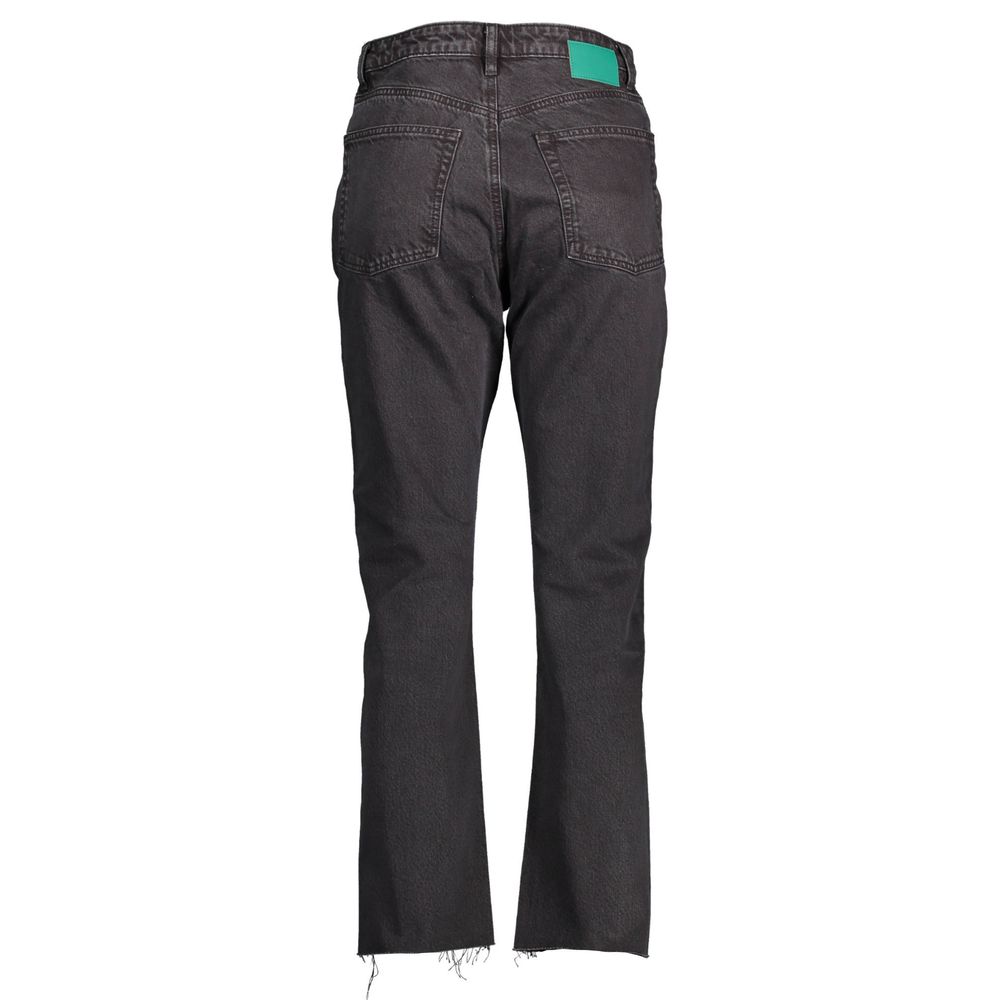 Desigual Black Cotton Women Jeans | Regal Royce