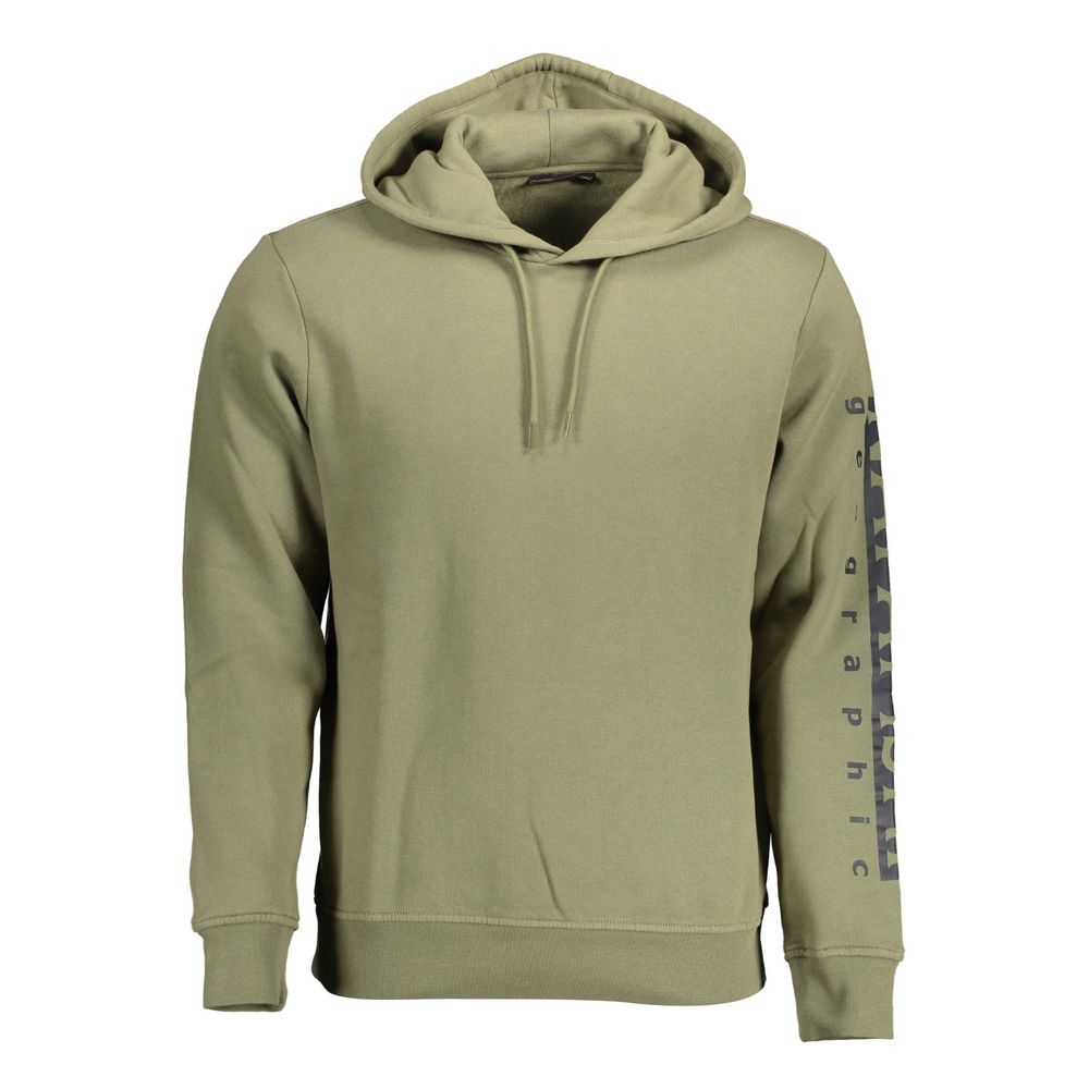 Napapijri Green Cotton Sweatshirt