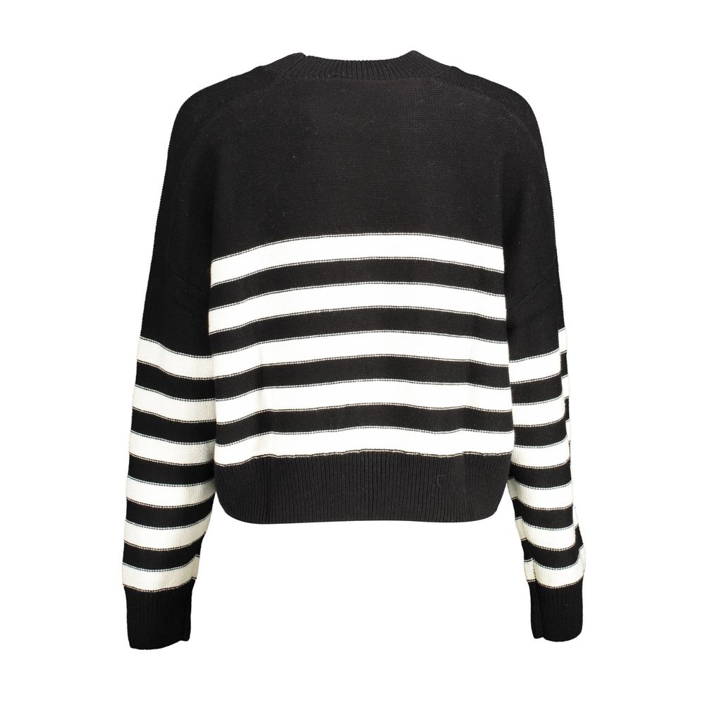 Desigual Black Cotton Women Sweater | Regal Royce