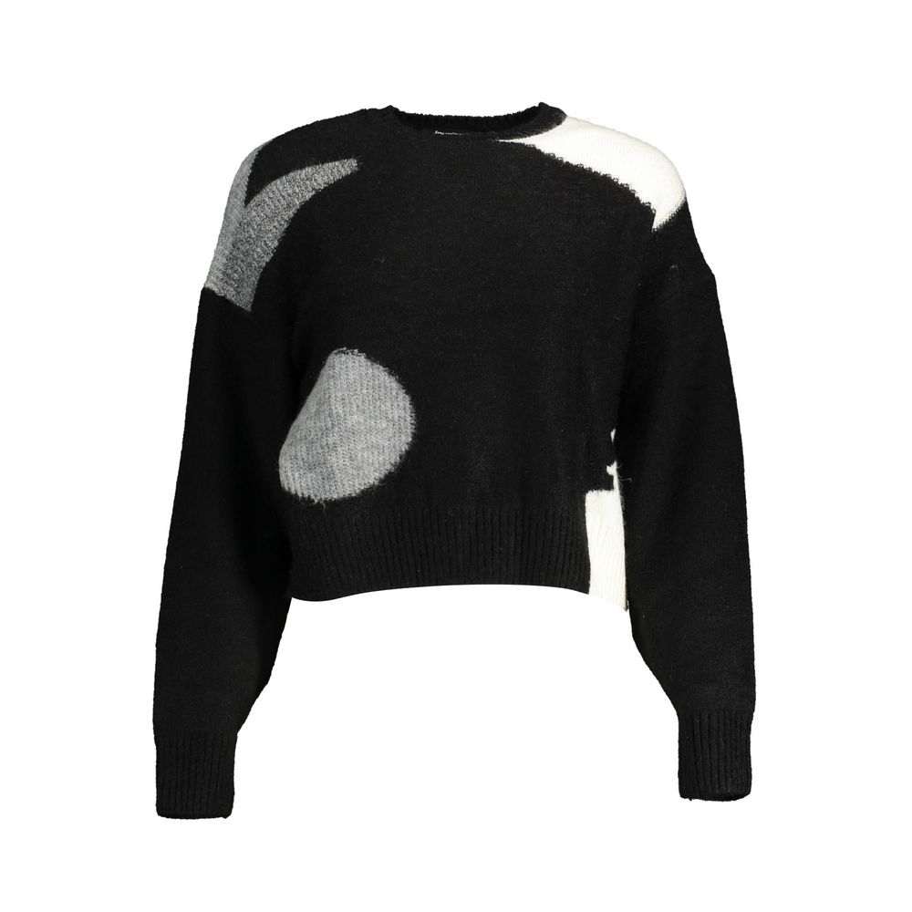 Desigual Black Acrylic Women Sweater | Regal Royce