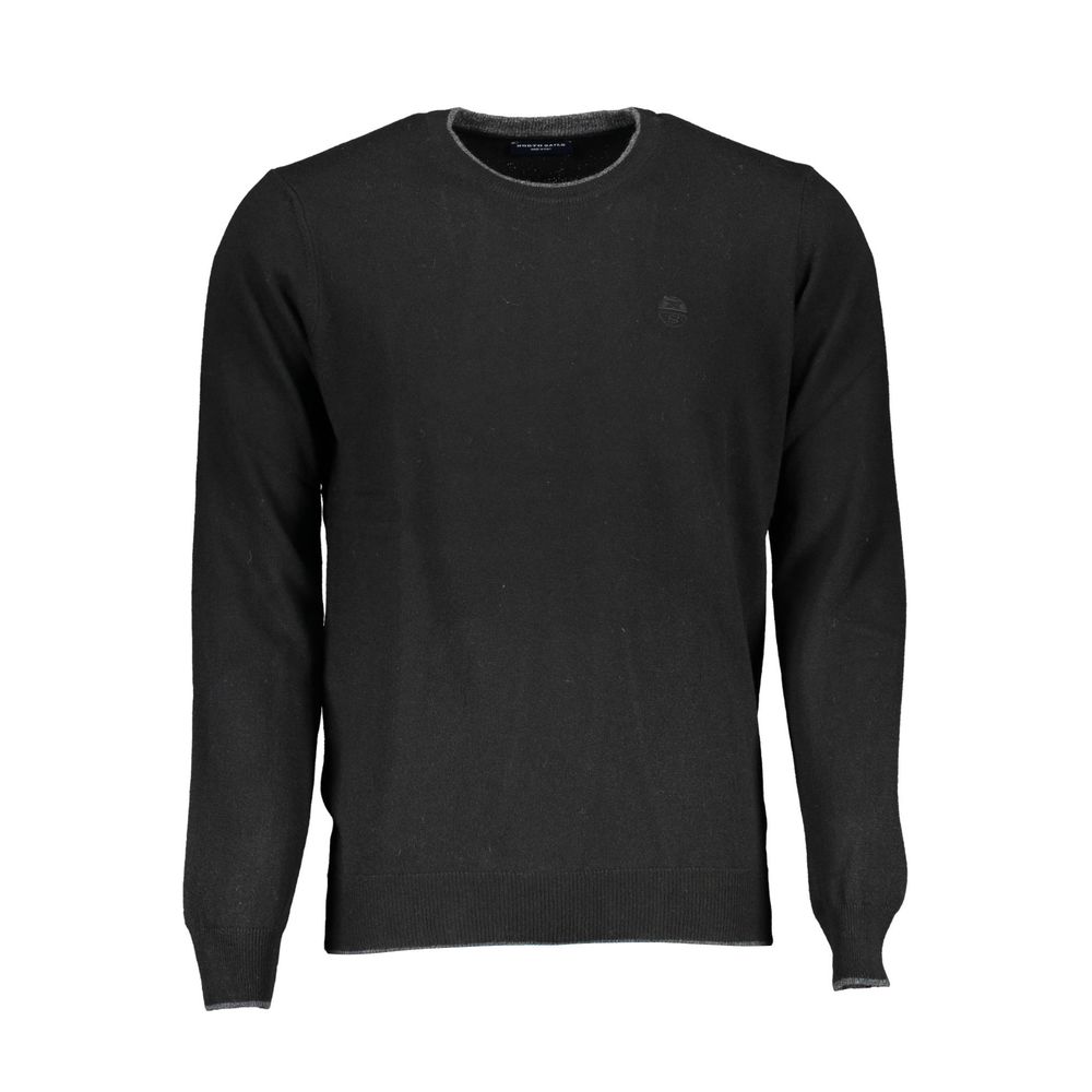 North Sails Black Polyamide Men Sweater | Regal Royce