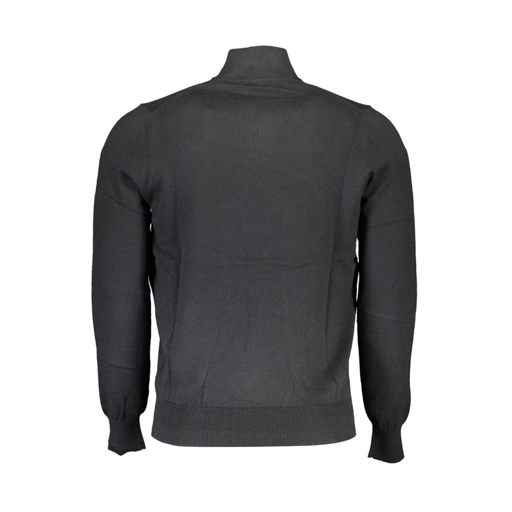 North Sails Black Cotton Men's Sweater | Regal Royce