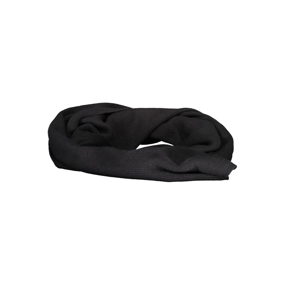 North Sails Black Cotton Men Scarf | Regal Royce