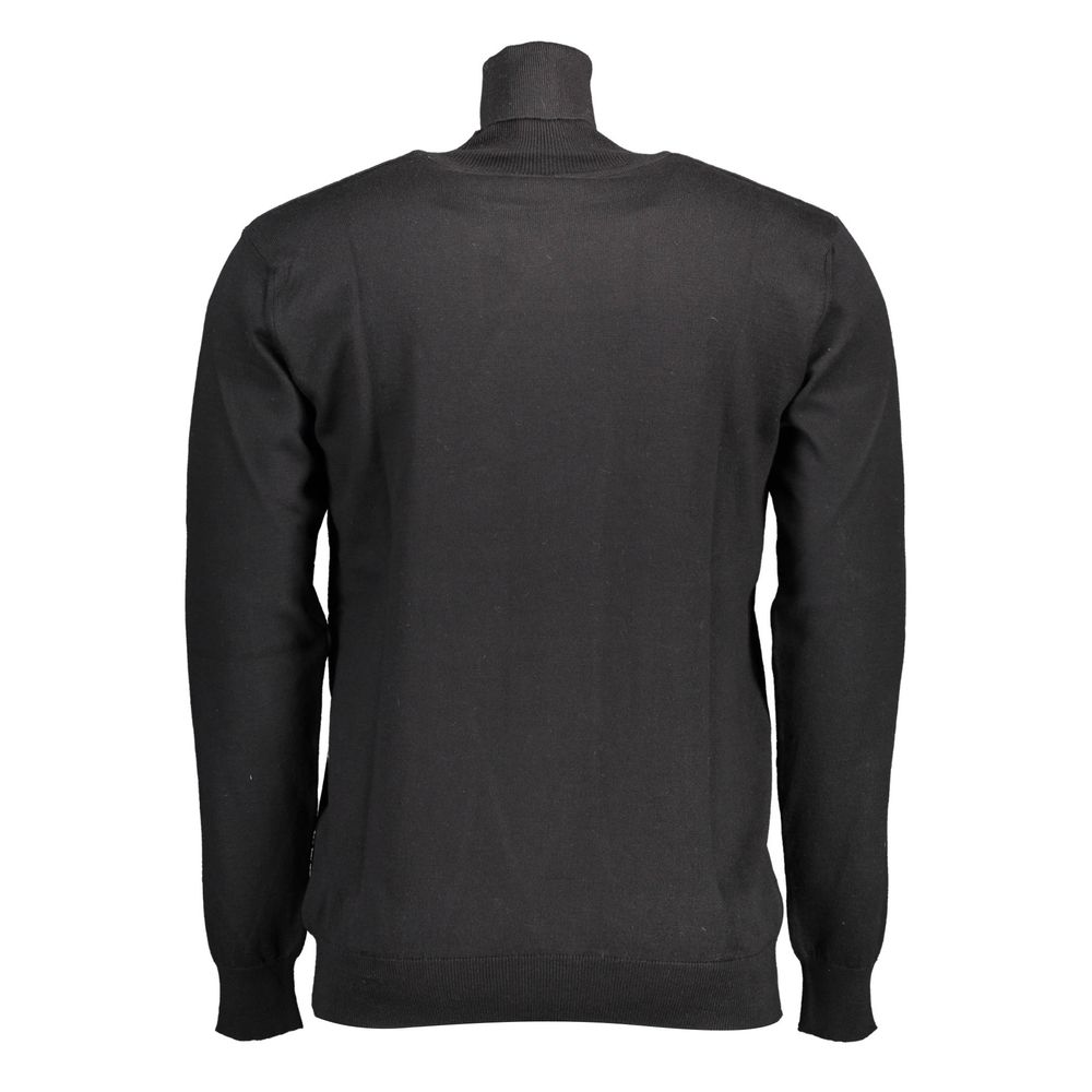 U.S. POLO ASSN. Black Cotton Men's Turtleneck Sweater | Regal Royce