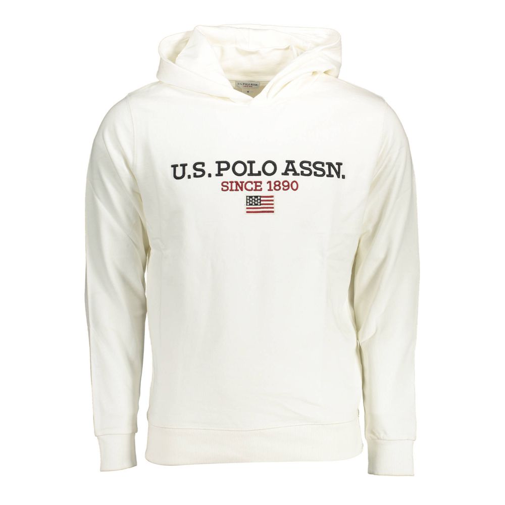 U.S. POLO ASSN. White Cotton Men Sweatshirt | Regal Royce