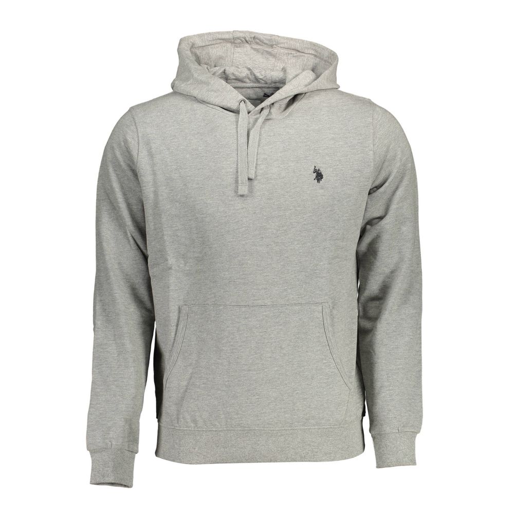 U.S. POLO ASSN. Gray Cotton Mens Sweatshirt | Regal Royce