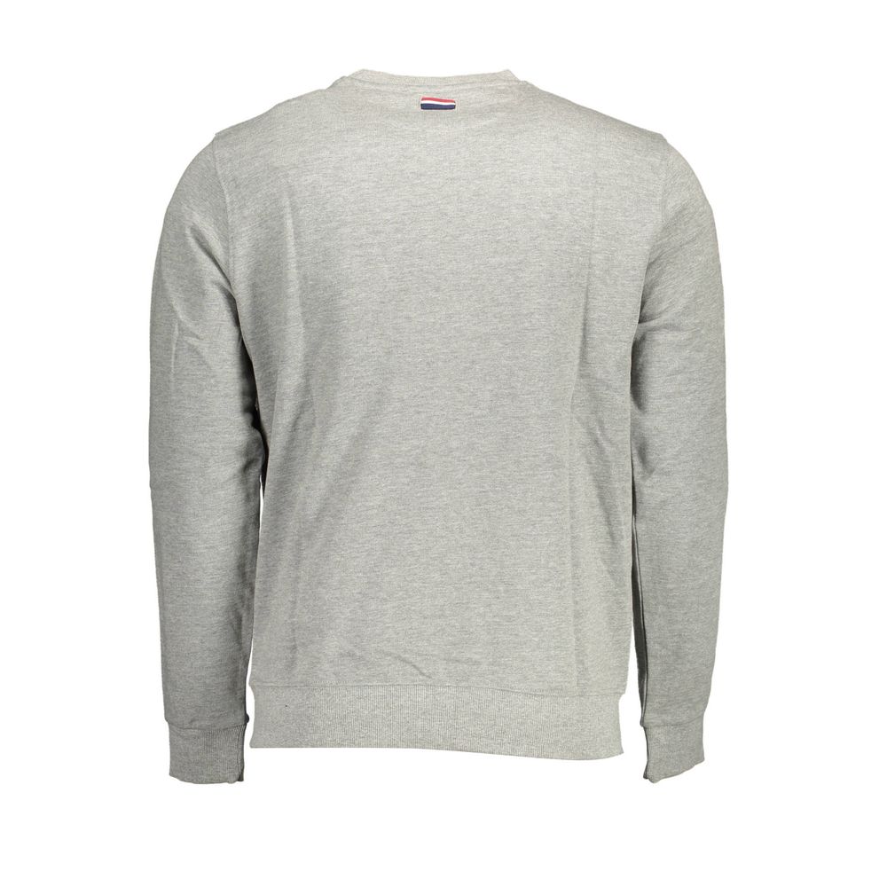 U.S. POLO ASSN. Gray Cotton Men Sweater | Regal Royce