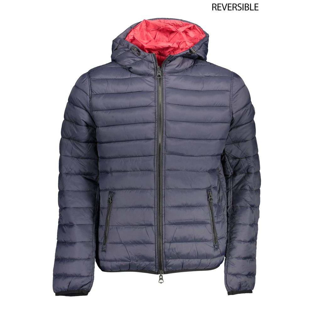 U.S. POLO ASSN. Blue Nylon Men's Reversible Jacket | Regal Royce