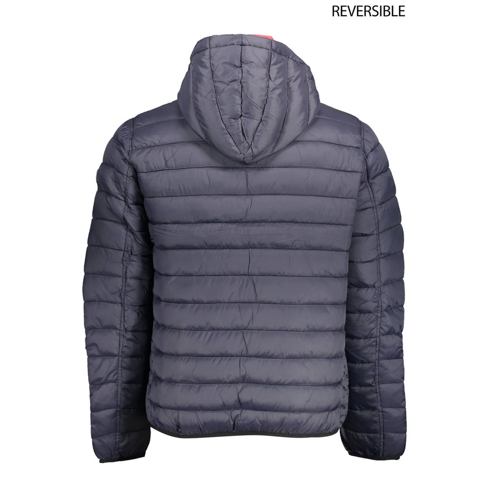 U.S. POLO ASSN. Blue Nylon Men's Reversible Jacket | Regal Royce