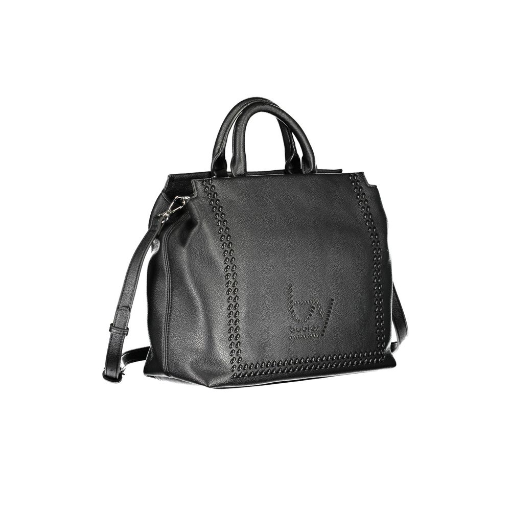 BYBLOS Black Polyurethane Women Handbag | Regal Royce