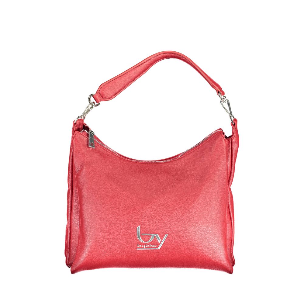 BYBLOS Rosso Polyurethane Women Handbag | Regal Royce
