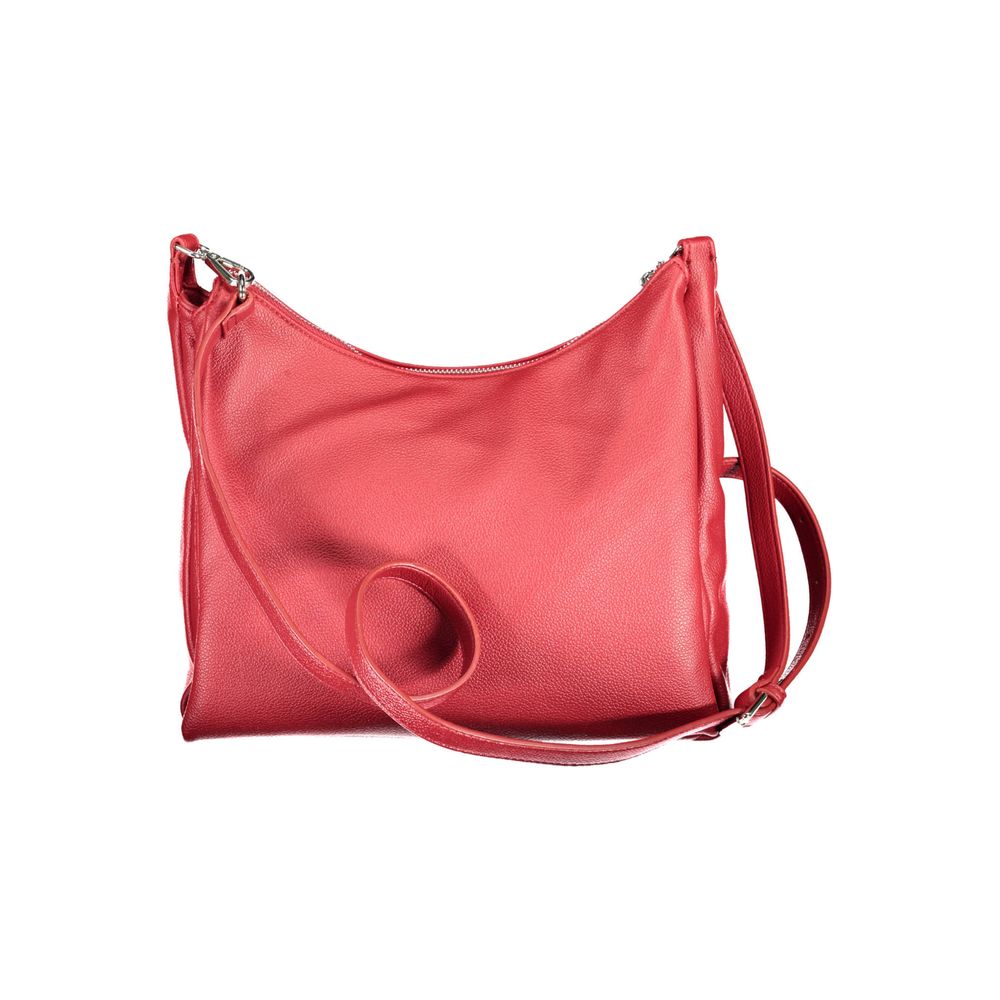 BYBLOS Rosso Polyurethane Women Handbag | Regal Royce