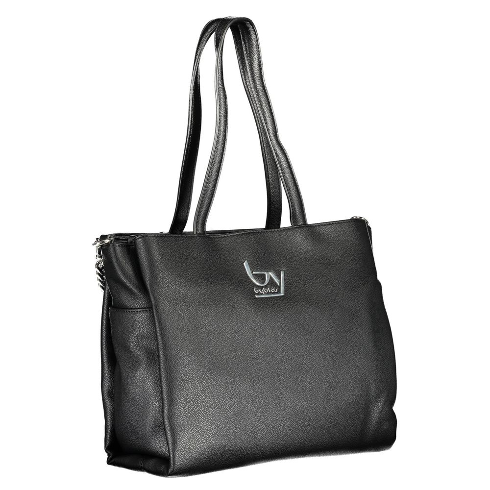 BYBLOS Black Polyurethane Women's Handbag | Regal Royce