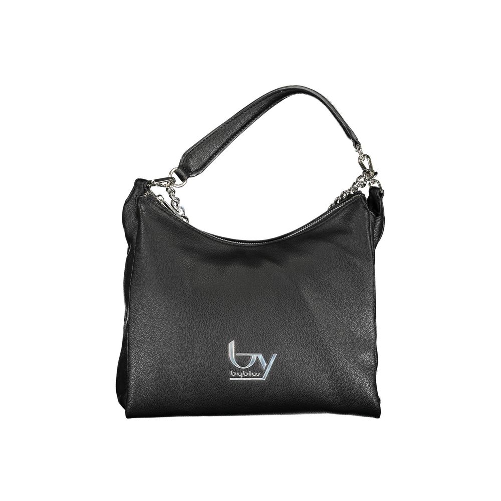 BYBLOS Black Polyurethane Women Handbag | Regal Royce