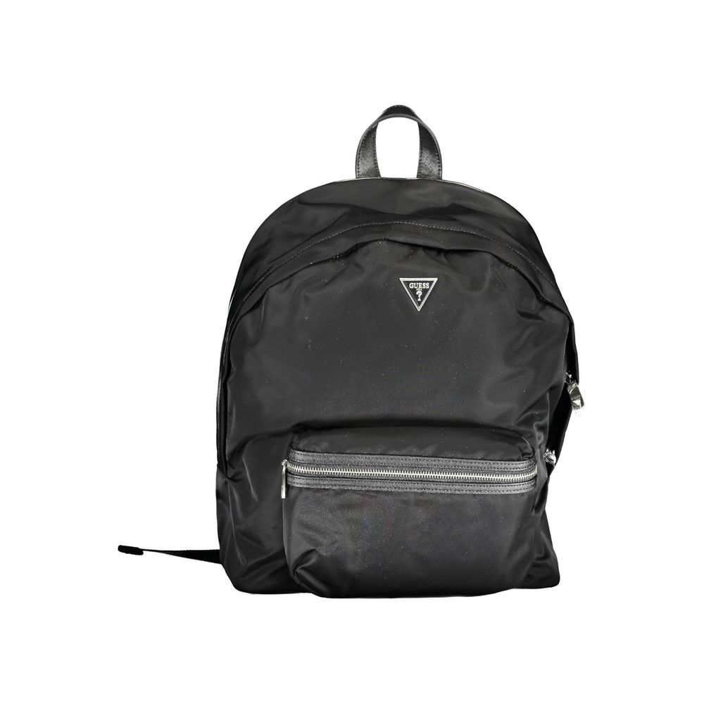 Guess Jeans Nero Nylon Men Backpack | Regal Royce