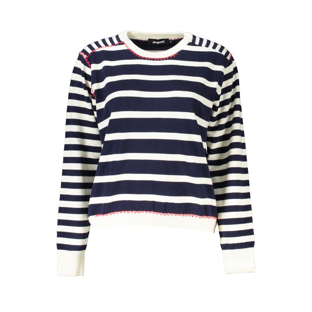 Desigual Blue Cotton Women's Sweater | Regal Royce