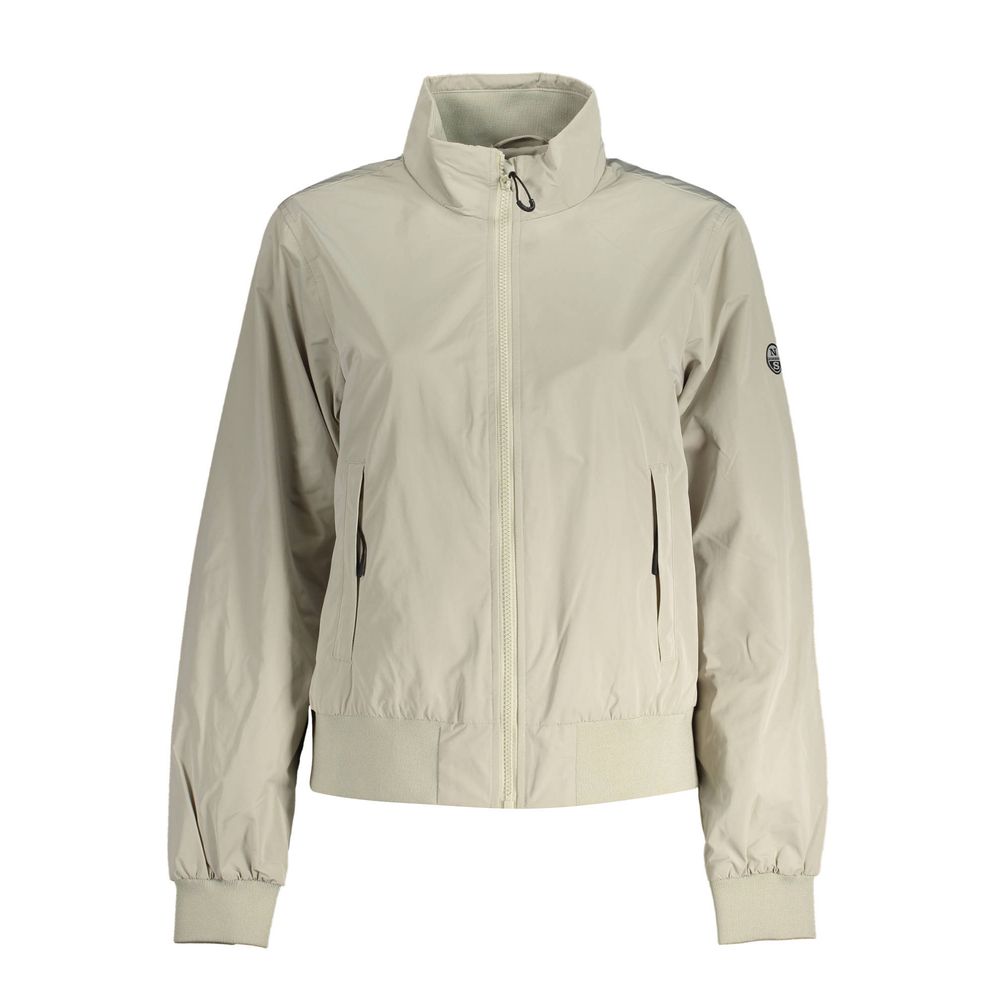 North Sails Grigio Polyester Women Jacket | Regal Royce