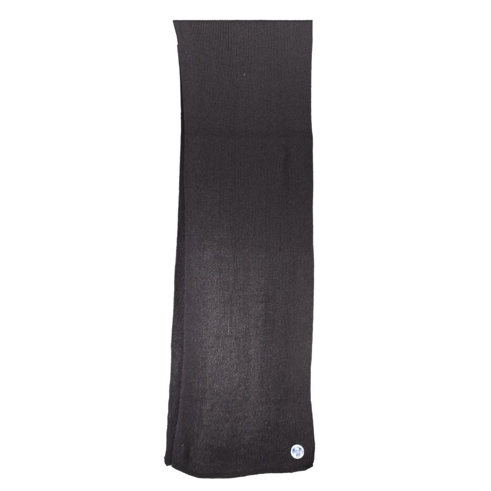 North Sails Black Cotton Men Scarf | Regal Royce