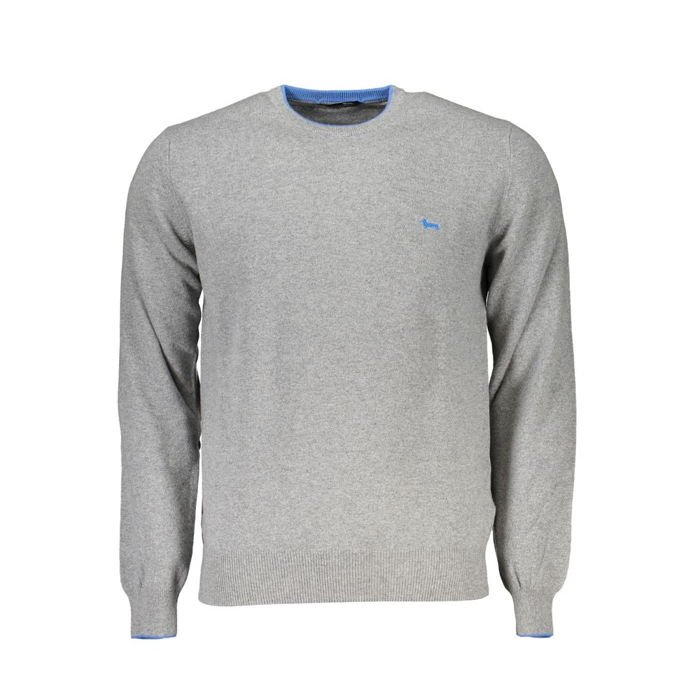Harmont & Blaine Grigio Viscosa Men Sweater | Regal Royce