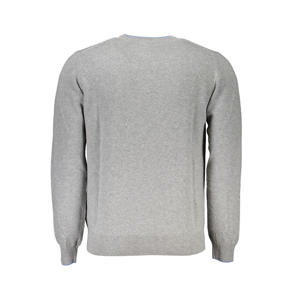 Harmont & Blaine Grigio Viscosa Men Sweater | Regal Royce