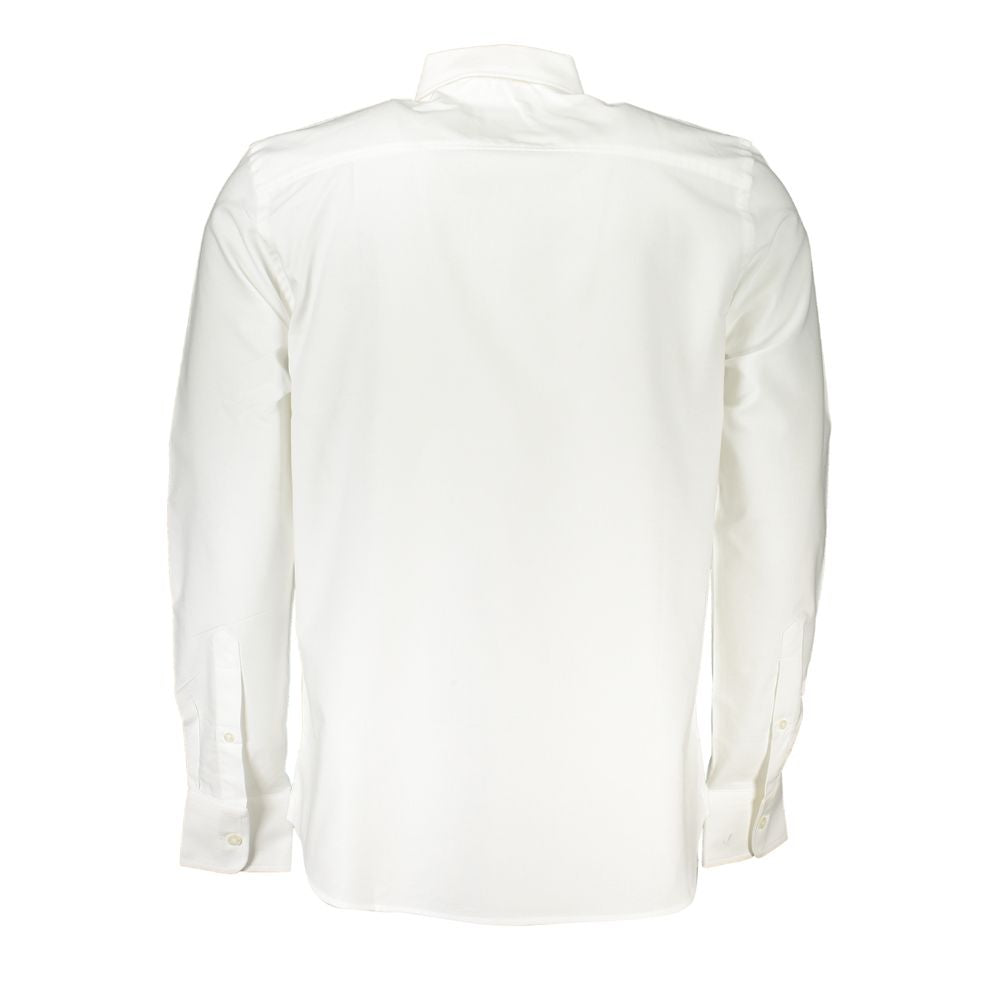 North Sails White Cotton Men Shirt | Regal Royce