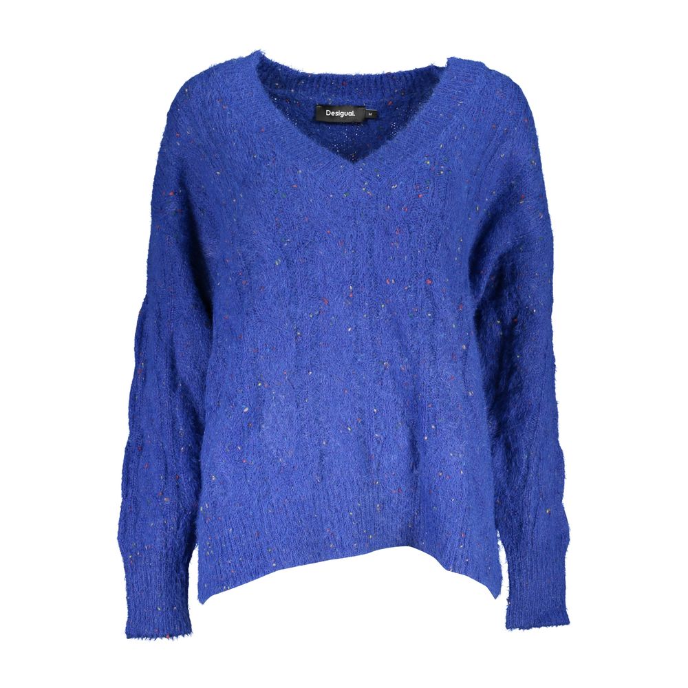 Desigual Blue Acrylic Women Sweater | Regal Royce