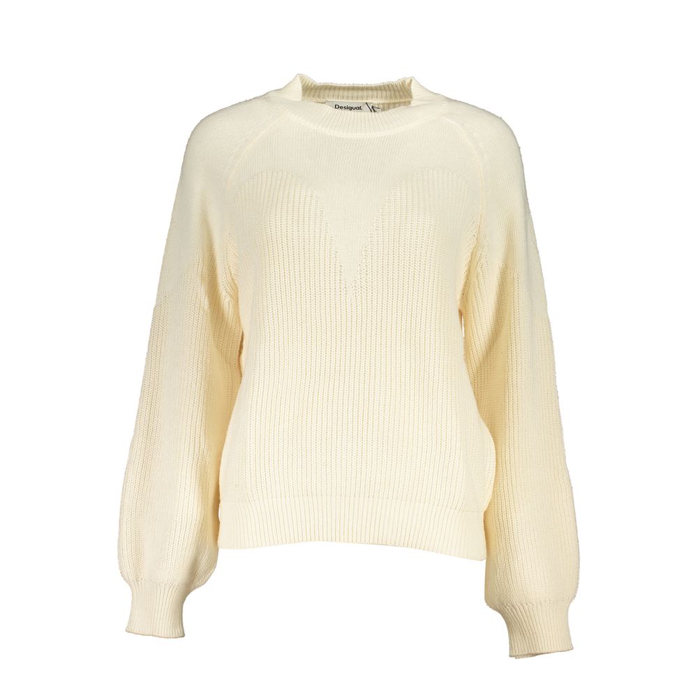 Desigual White Polyester Women's Sweater | Regal Royce