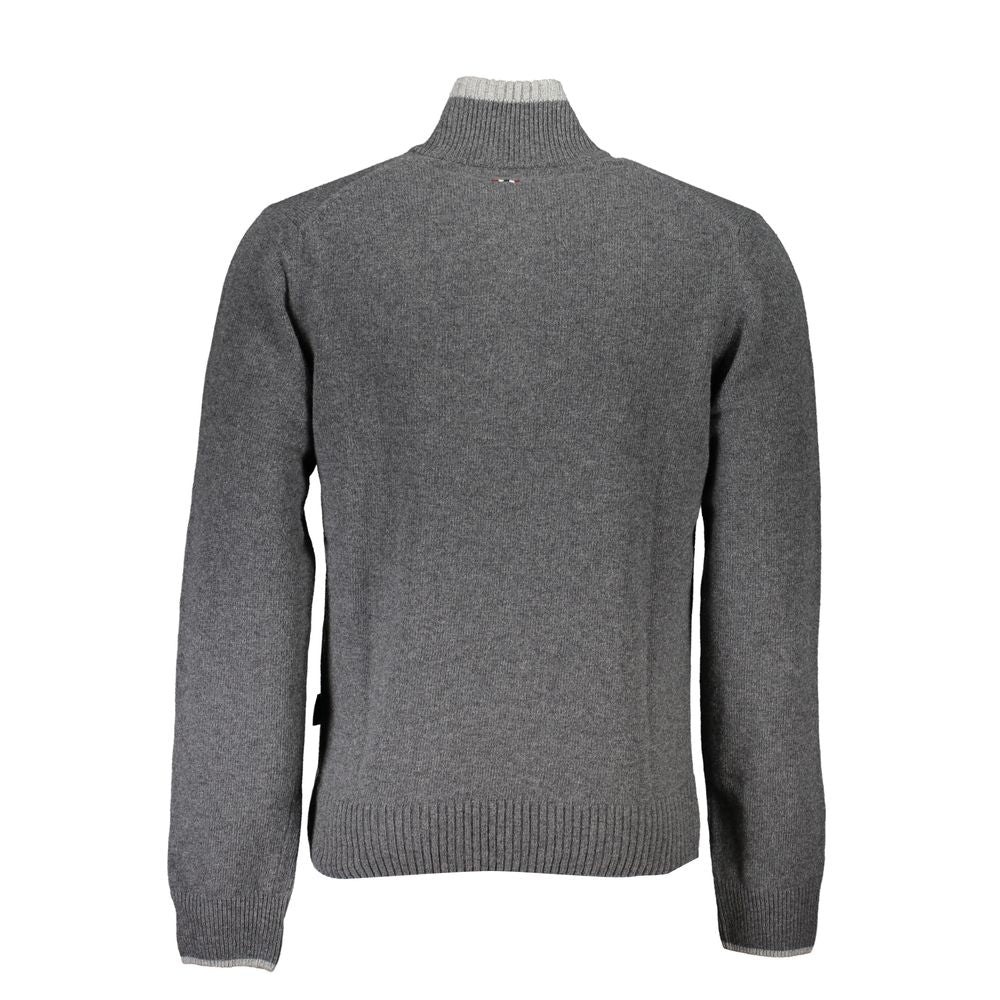 Napapijri Grigio Tessuto Men Sweater | Regal Royce