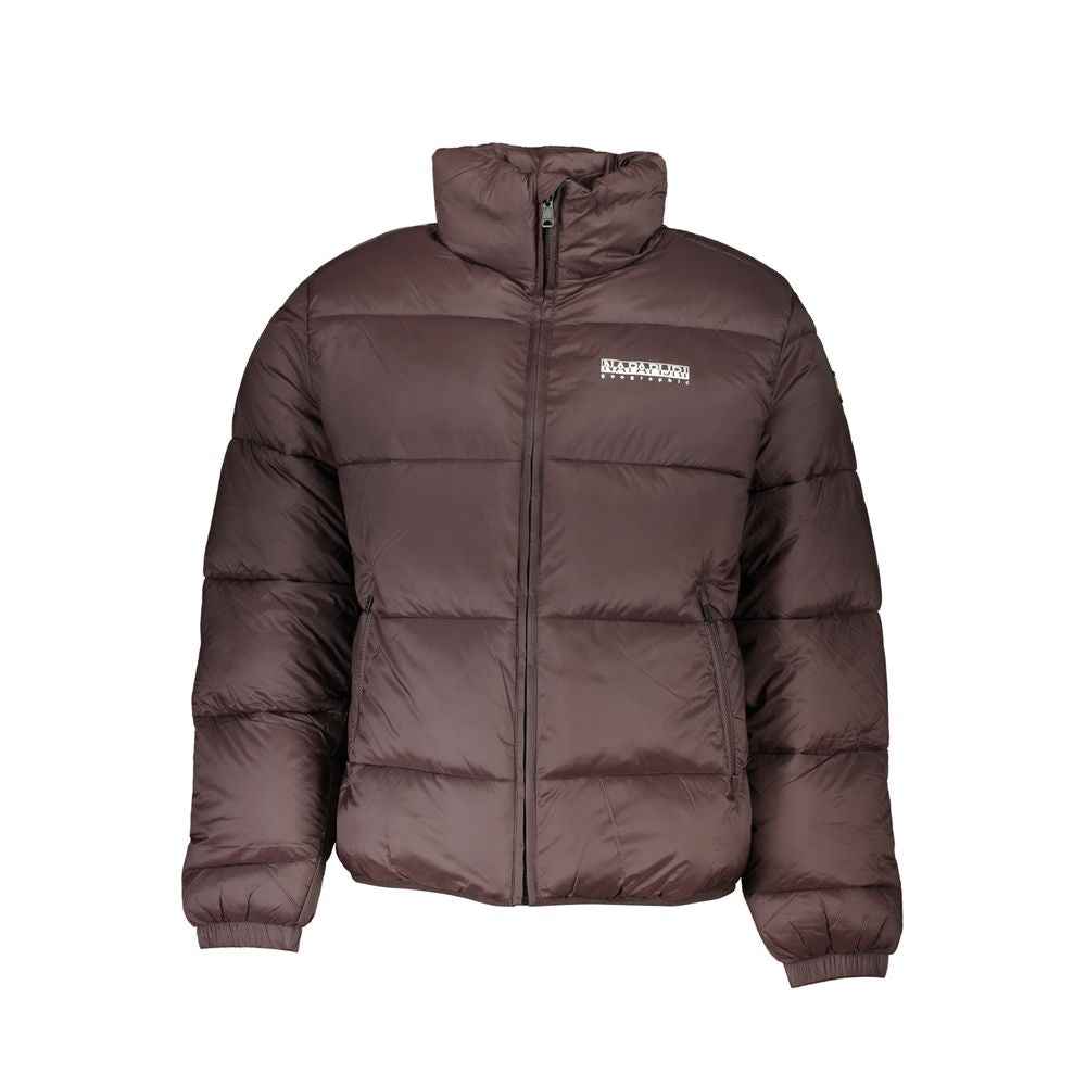 Napapijri Marrone Poliammide Men's Jacket | Regal Royce