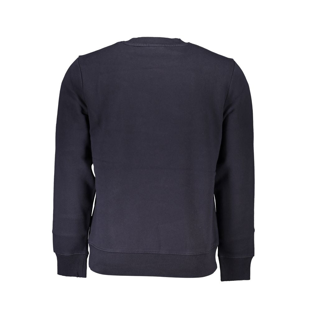 Napapijri Blue Cotton Men Sweatshirt | Regal Royce