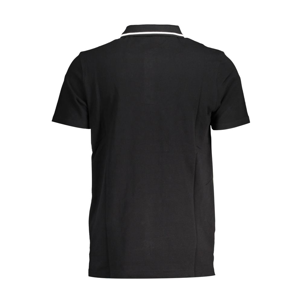 Fila Black Cotton Men Polo Shirt | Regal Royce