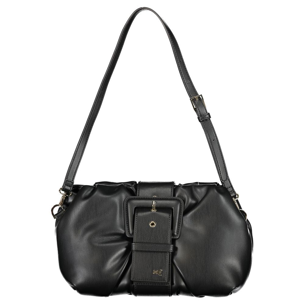 Patrizia Pepe Nero Poliuretano Women Handbag | Regal Royce