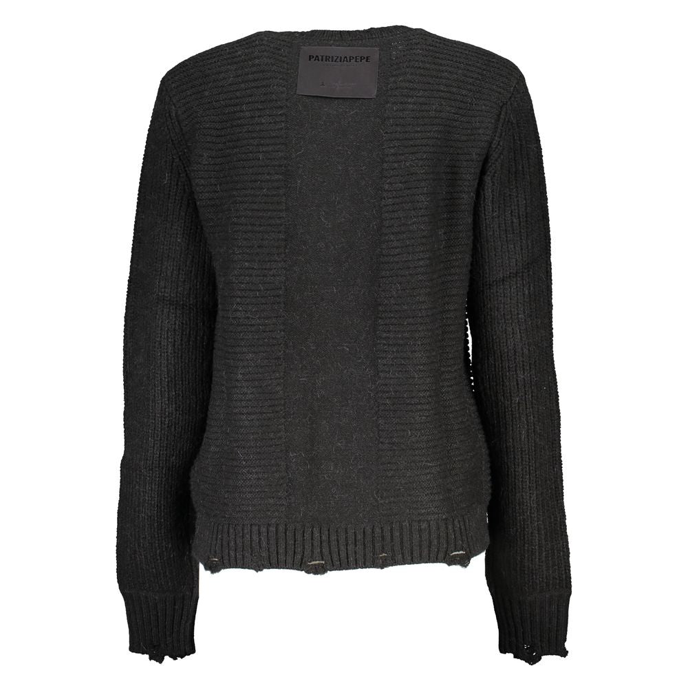 Patrizia Pepe Black Acrylic Women's Sweater | Regal Royce