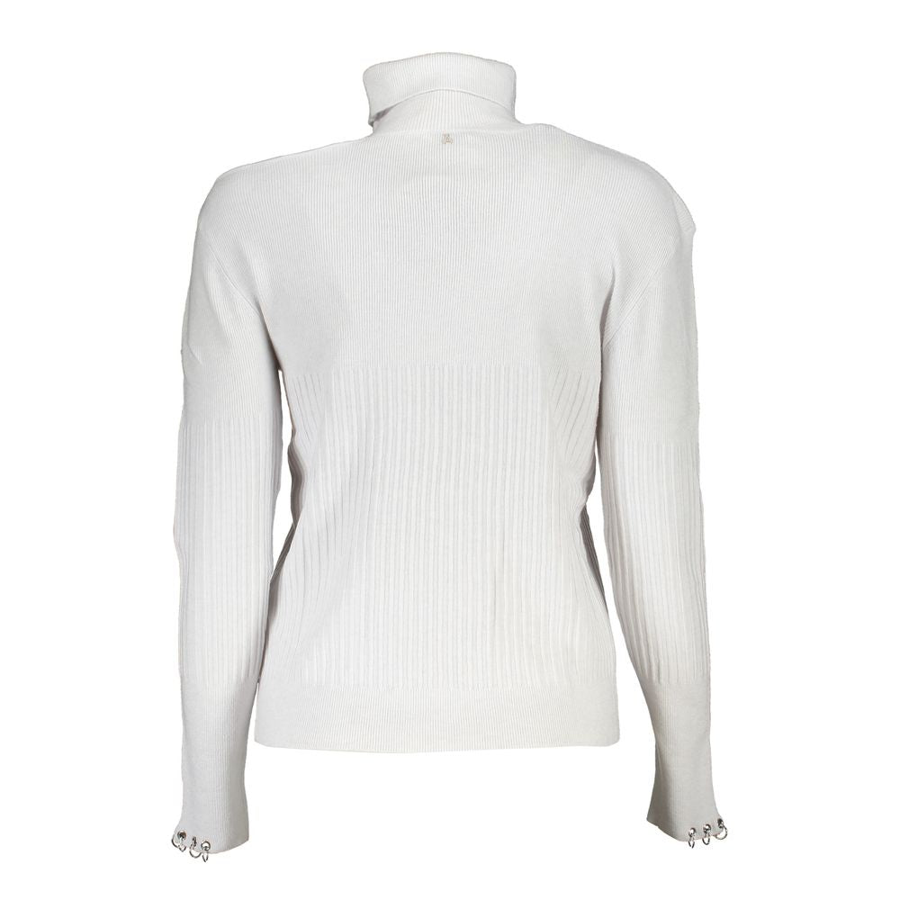 Patrizia Pepe Grigio Poliammide Women Sweater Turtleneck | Regal Royce