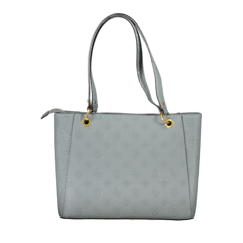 Guess Jeans Azzurro Polyurethane Women Handbag | Regal Royce