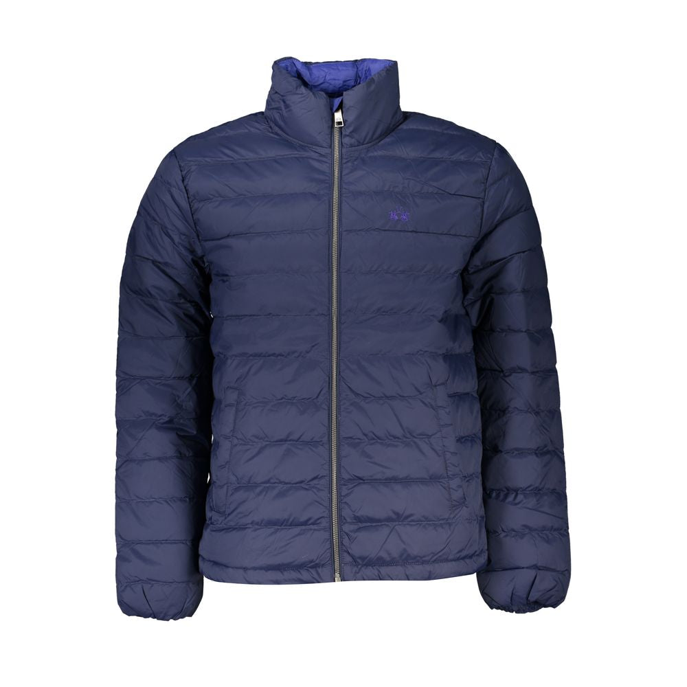 La Martina Blu Poliammide Men's Jacket | Regal Royce