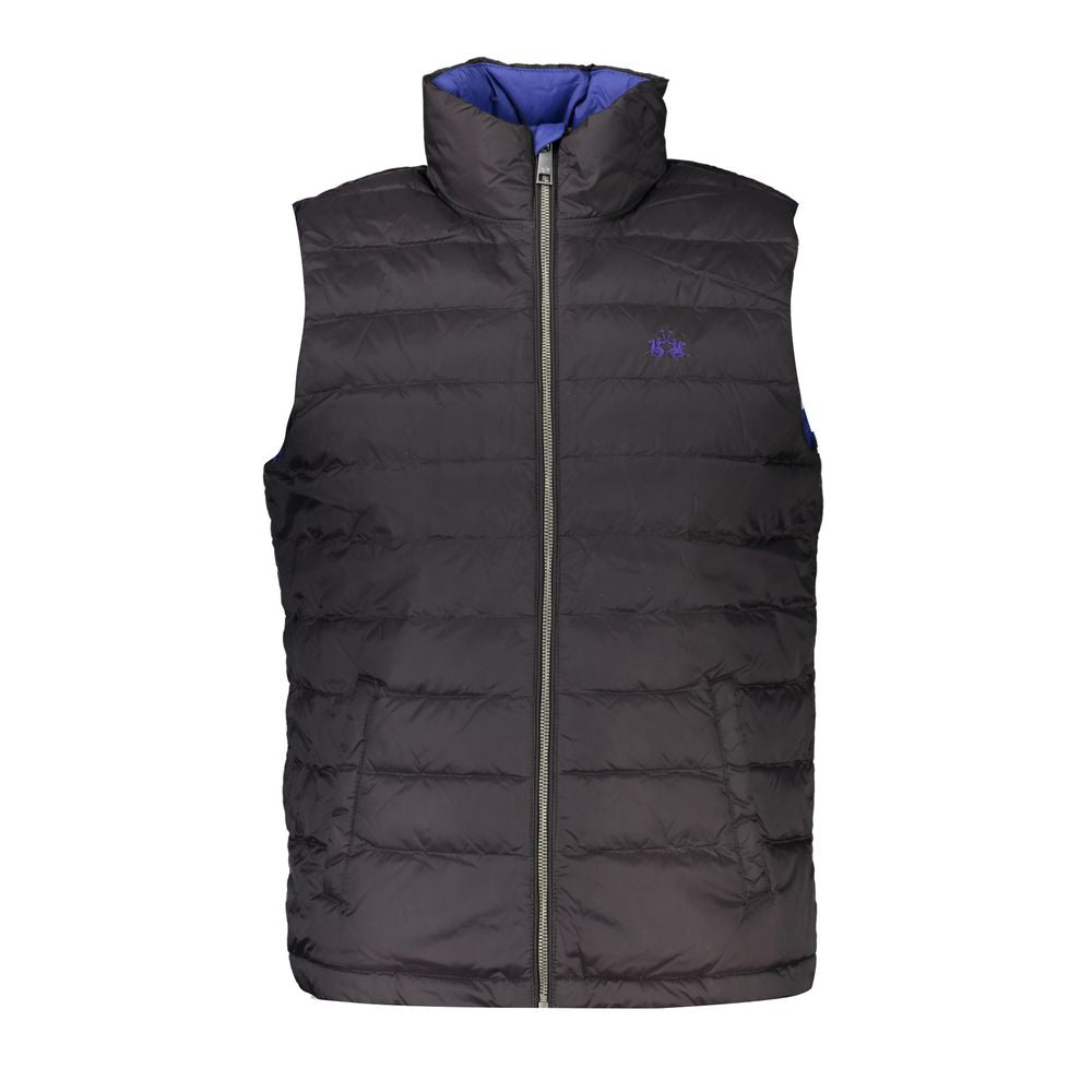 La Martina Black Polyamide Men's Jacket | Regal Royce