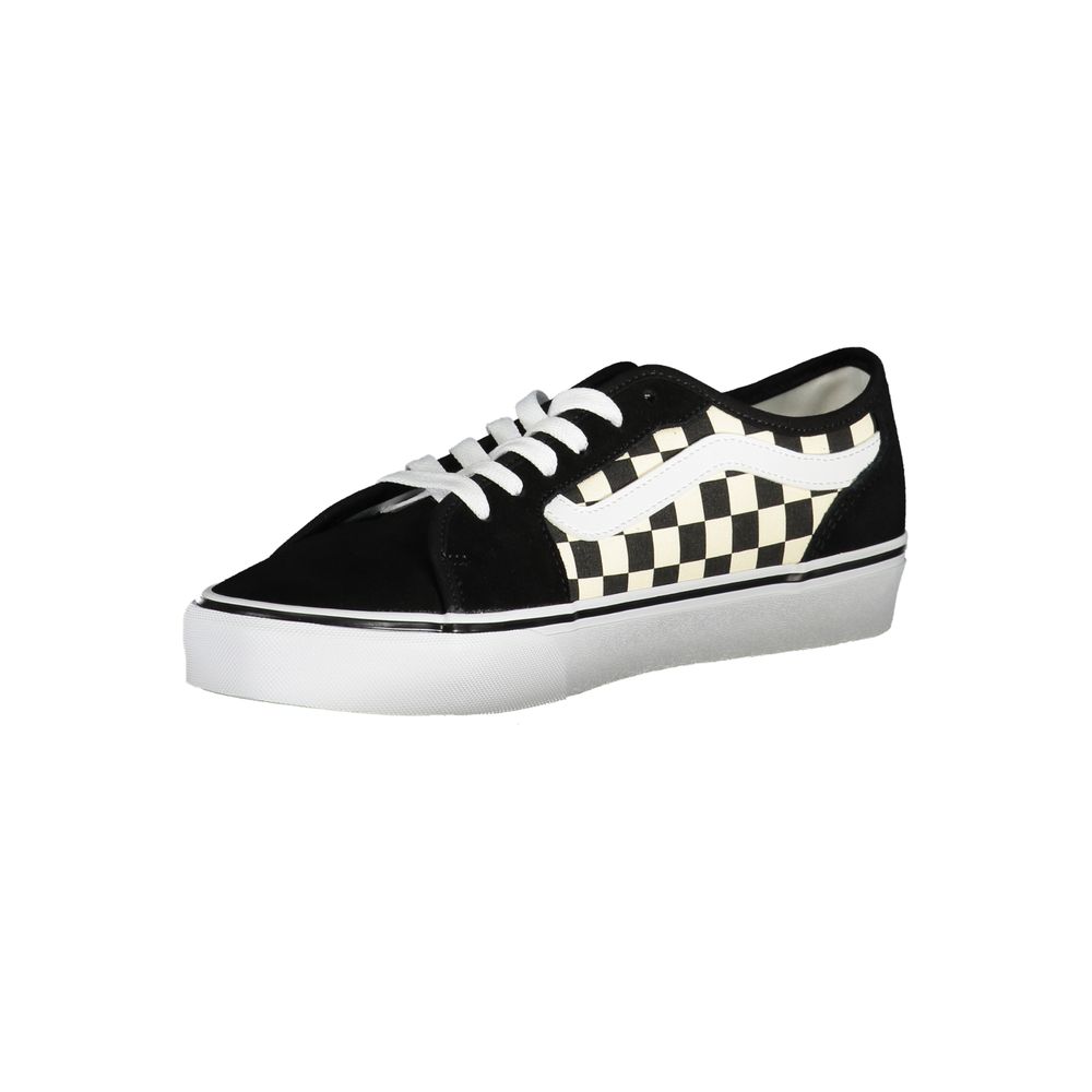 Vans Nero Leather Men Sneaker | Regal Royce
